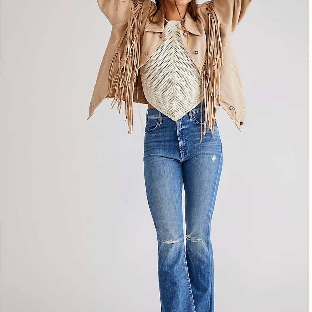 MOTHER The Hustler Ankle Fray jeans